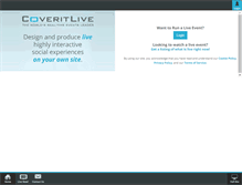 Tablet Screenshot of mobile.coveritlive.com